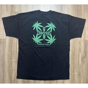 Vintage Y2K West‎ Coast Choppers Humboldt County Black Shirt Size XL